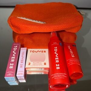 BRAND NEW NWT Tower 28 set bundle, includes 5 products and pouch